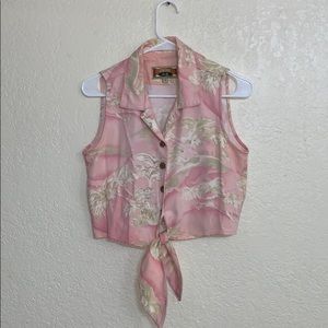 Caribbean Joe Vintage Hawaiian Tie Tank